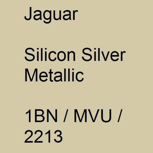 Jaguar, Silicon Silver Metallic, 1BN / MVU / 2213.